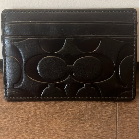 Men’s Coach Card Wallet With Money Clip - Picture 3 of 4